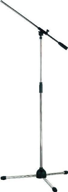 Picture of Proel Floor Mic Stand Tall+Boom CHROME