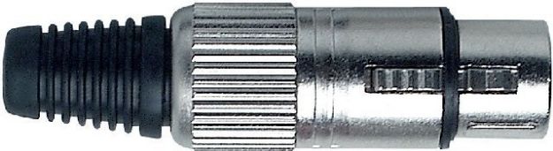 Picture of XLR Connector 5 Pin Cord Plug FEMALE