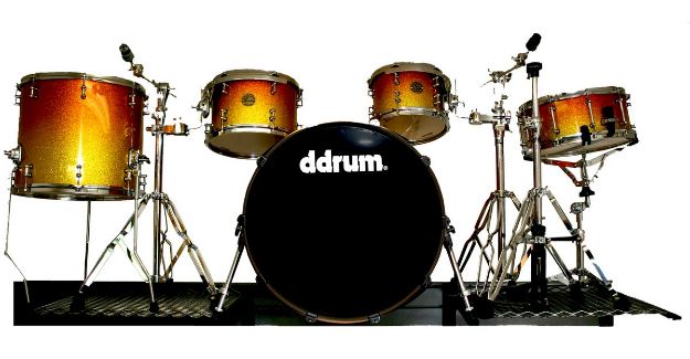 Picture of Merchandising shelf for Drum Set Display BLACK