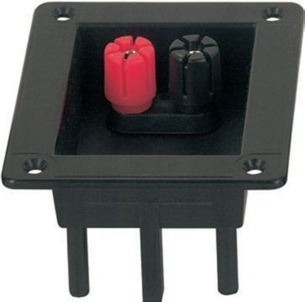 Picture of Cabinet Output Speaker Binding Post Dual+XLR ABS Cup