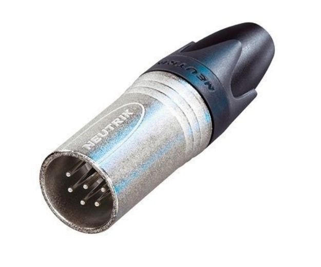 Picture of Neutrik  XLR Connector  6 Pin  Cord Plug  MALE