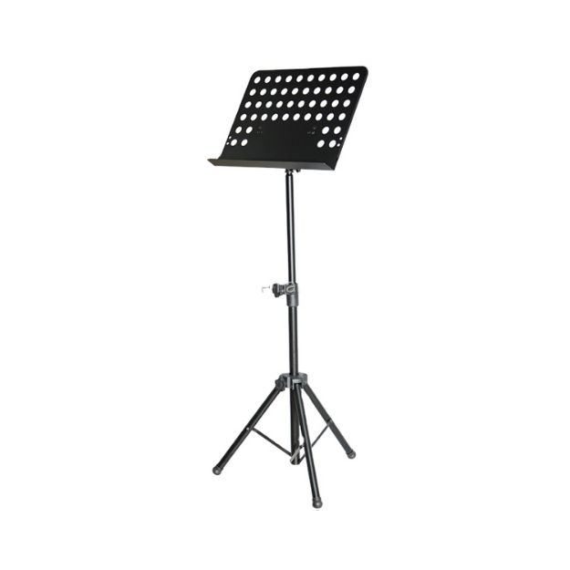 Picture of Jansen Music Stand Tripod Legs + Perforated Steel Top BLACK