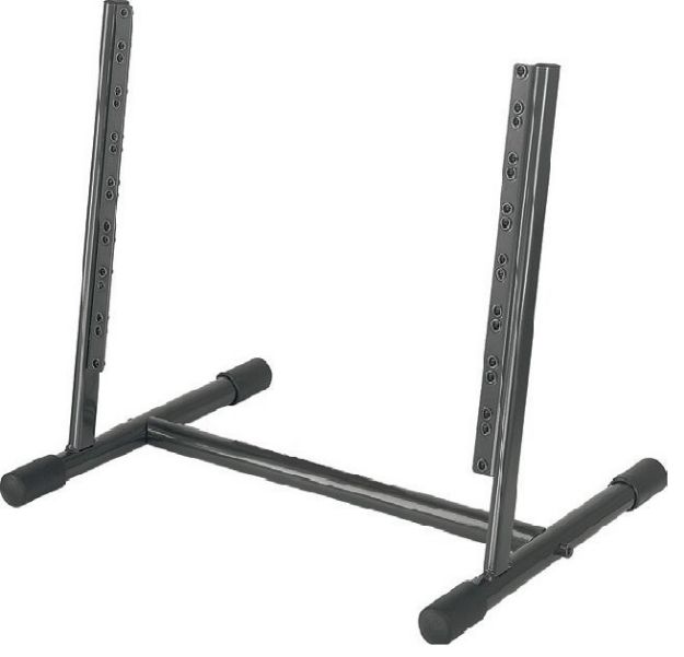 Picture of Jansen 19" Rack Stand 8U Desk Top Angled Front BLACK