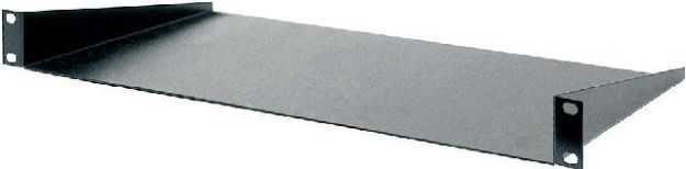Picture of Jansen 19" Rack Shelf 1U Ventilation Holes 254 Depth BLACK