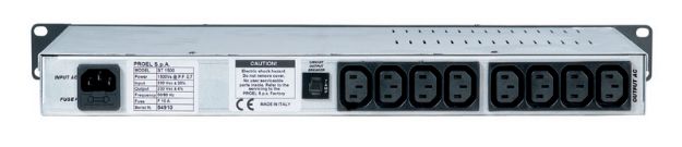 Picture of Proel 19" Rack Mains Voltage Regulator 1.5kW Rated Out 1U
