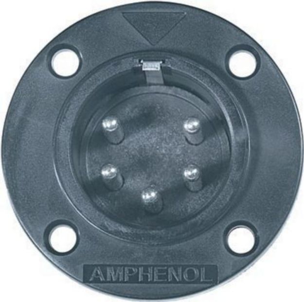 Picture of Amphenol EP Connector 5 Pin Panel Mount MALE