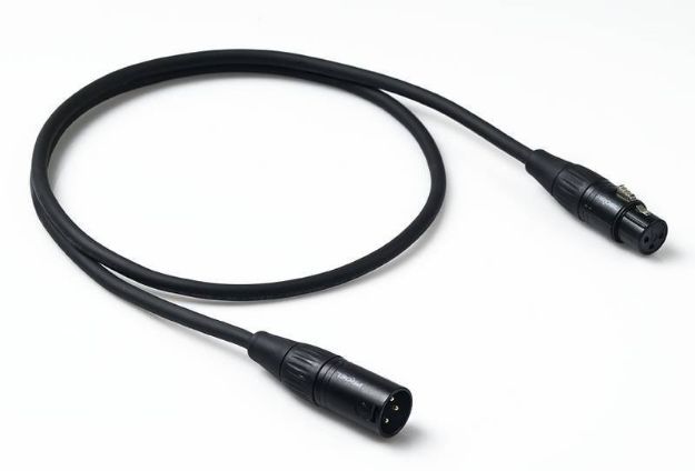 Picture of Proel Mic Lead FXLR > MXLR 6 Metre Spiral Shield BLACK