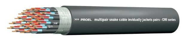 Picture of Proel Bulk Signal Multicore Cable 8 Way 100% Foil+PVC