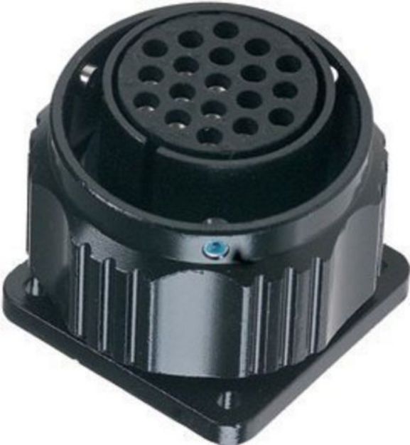 Picture of Milspec Connector 19 Pin Panel Mount FEMALE