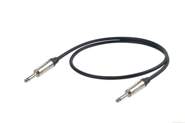 Picture of Proel Guitar Lead TS > TS 3m 90% Braid Shield BK