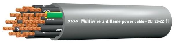 Picture of Proel Bulk Mains Multicore Cable 10 x 2.5mm² GR