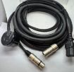 Picture of Proel 10A Mains Lead-IEC+Male XLR > NZ TAPON+Female XLR  20m