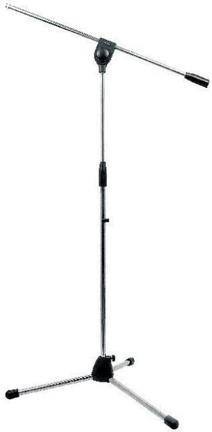 Picture of Proel Floor Mic Stand Tall+Boom CHROME