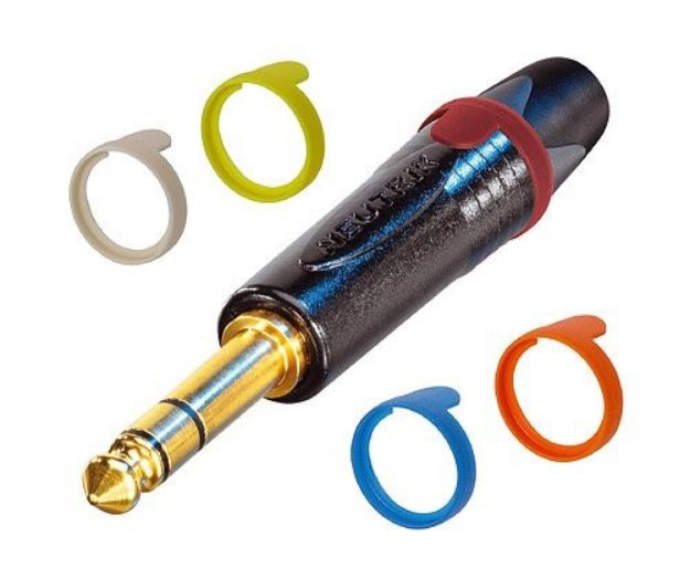 Picture of Neutrik Jack Cord Connector Ring Label NP*X BLUE