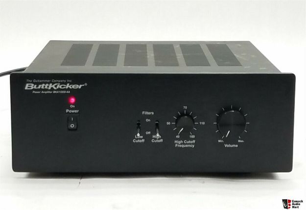 Picture of Buttkicker Power Amplifier Frequency Response 10 - 300 Hz