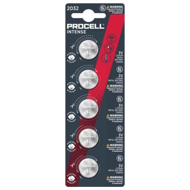 Picture of Procell Intense 2032 COIN Battery 3V Lithium 40 Pack