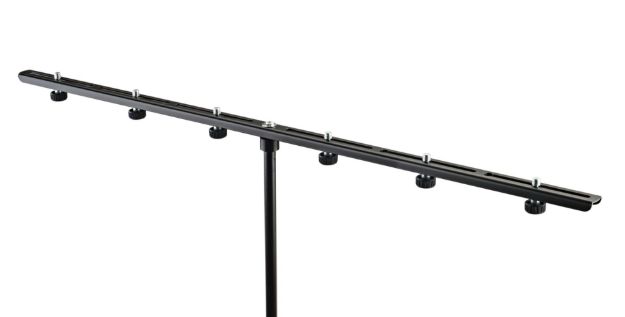 Picture of K&M Mic Stand Accessory T Bar for 6 Mics Adjustable