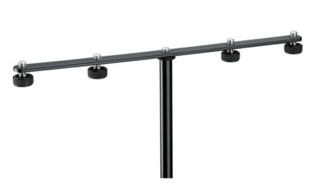 Picture of K&M Mic Stand Accessory T Bar for 4 Mics Adjustable