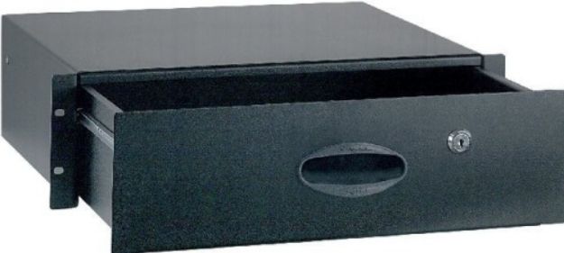 Picture of Proel 19" Rack Drawer 2U Lockable Depth 340mm