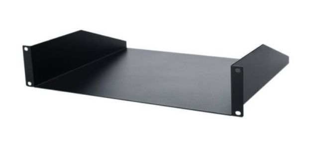 Picture of Jansen 19" Rack Shelf 2U 355mm Depth BLACK