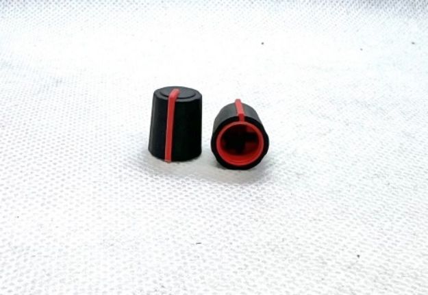 Picture of A&H Knob small Black/Red
