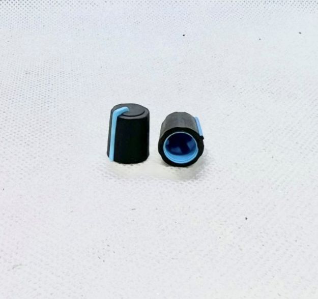 Picture of A&H Knob small Black/blue