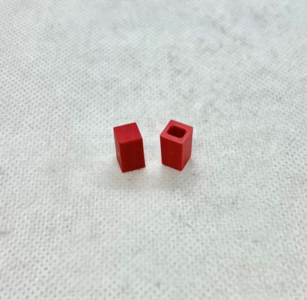 Picture of A&H Knob Pushswitch RED