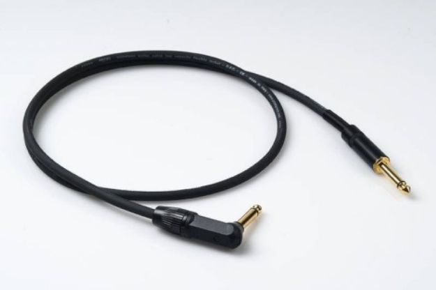 Picture of Proel Guitar Lead TS > 90ºTS 5m Spiral Shield BLACK