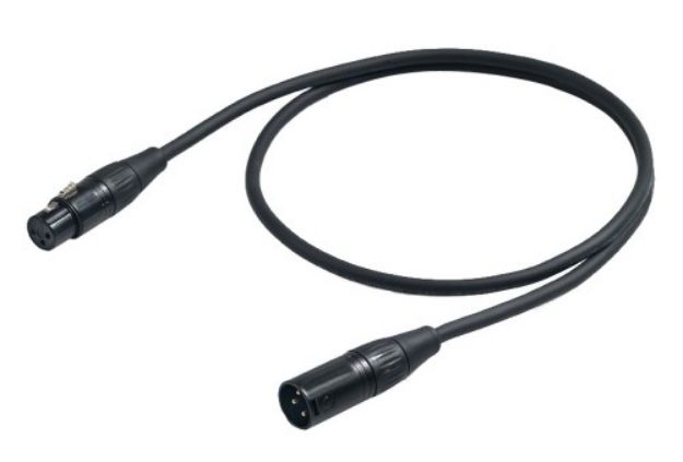 Picture of DMX Lighting Lead FXLR > MXLR 3 Pin 10m