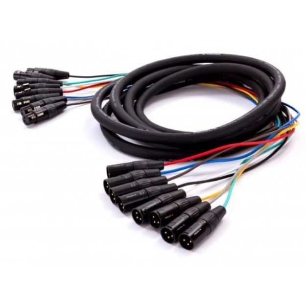 Picture of Proel Signal Loom 8 x FXLR > 8 x MXLR 10m