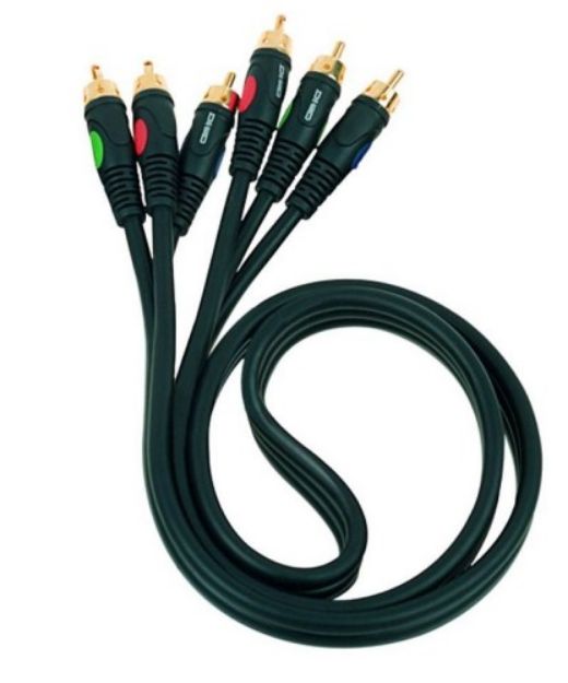 Picture of Die Hard RCA Loom 3 Way RGB Video 5m GOLD