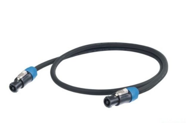 Picture of Proel Speaker Lead SPKON4 > SPKON4 5m 2 x 4mm  BK