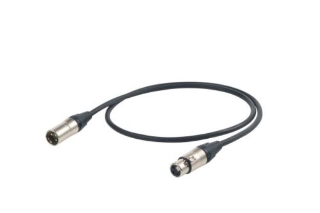 Picture of Proel Mic Lead FXLR > MXLR 10m 95% Braid Shield BLACK