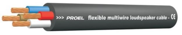 Picture of Proel Flexible Speaker Cable Twisted 4 x 4mm² BLACK