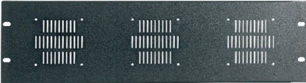 Picture of 19" Rack Panel 3U Vented for 3 Fans