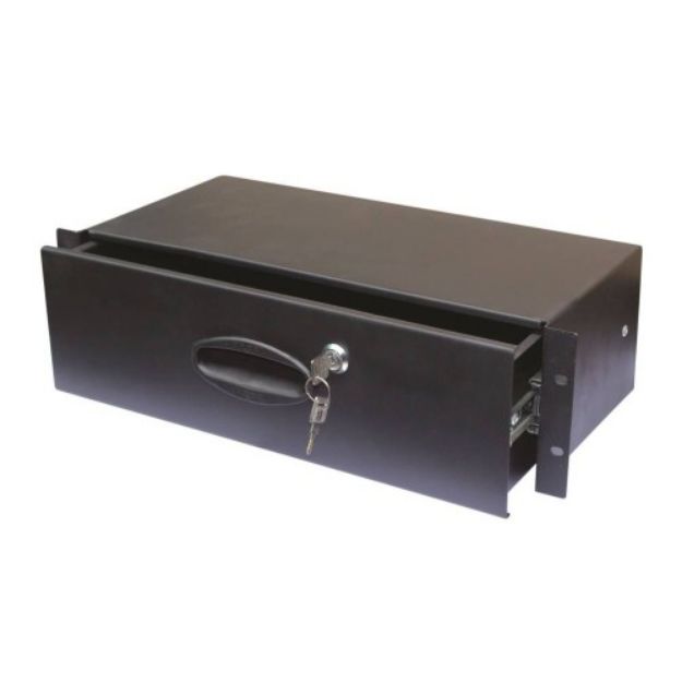 Picture of Proel 19" Rack Drawer 3U Lockable 204mm