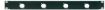 Picture of Jansen 19" Rack Panel 1U Punched FOUR x XLR BLACK