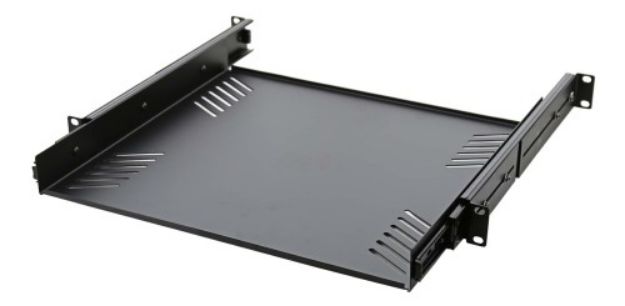 Picture of Jansen 19" Rack Shelf 1U Sliding BLACK